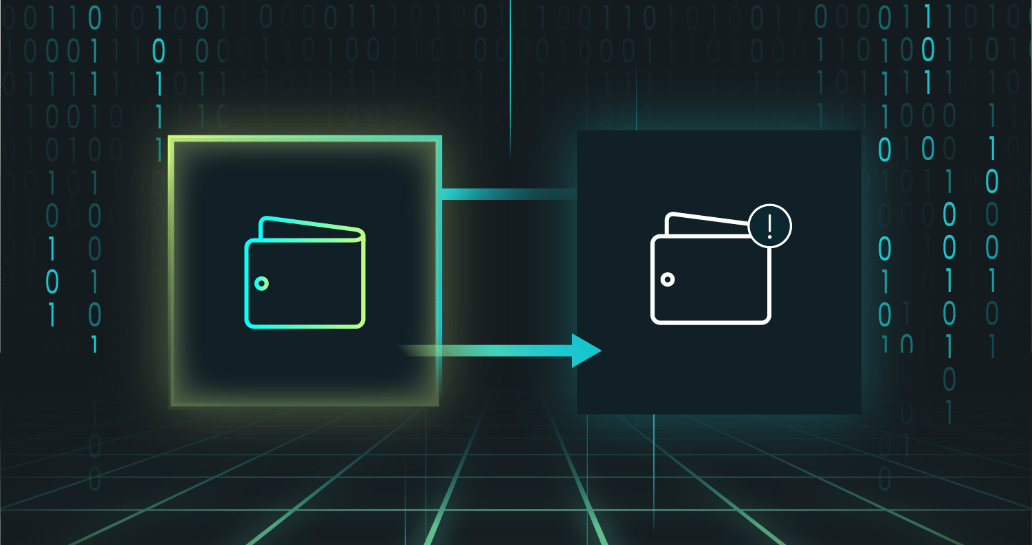 A wallet moving funds to another wallet