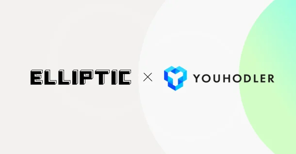 ELLIPTIC x YOUHODLER logo collaboration display on a light background.